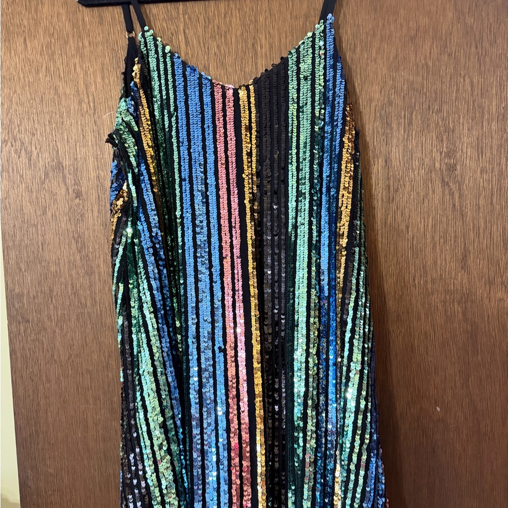 Show Me Your MuMu Black Sequin Dress